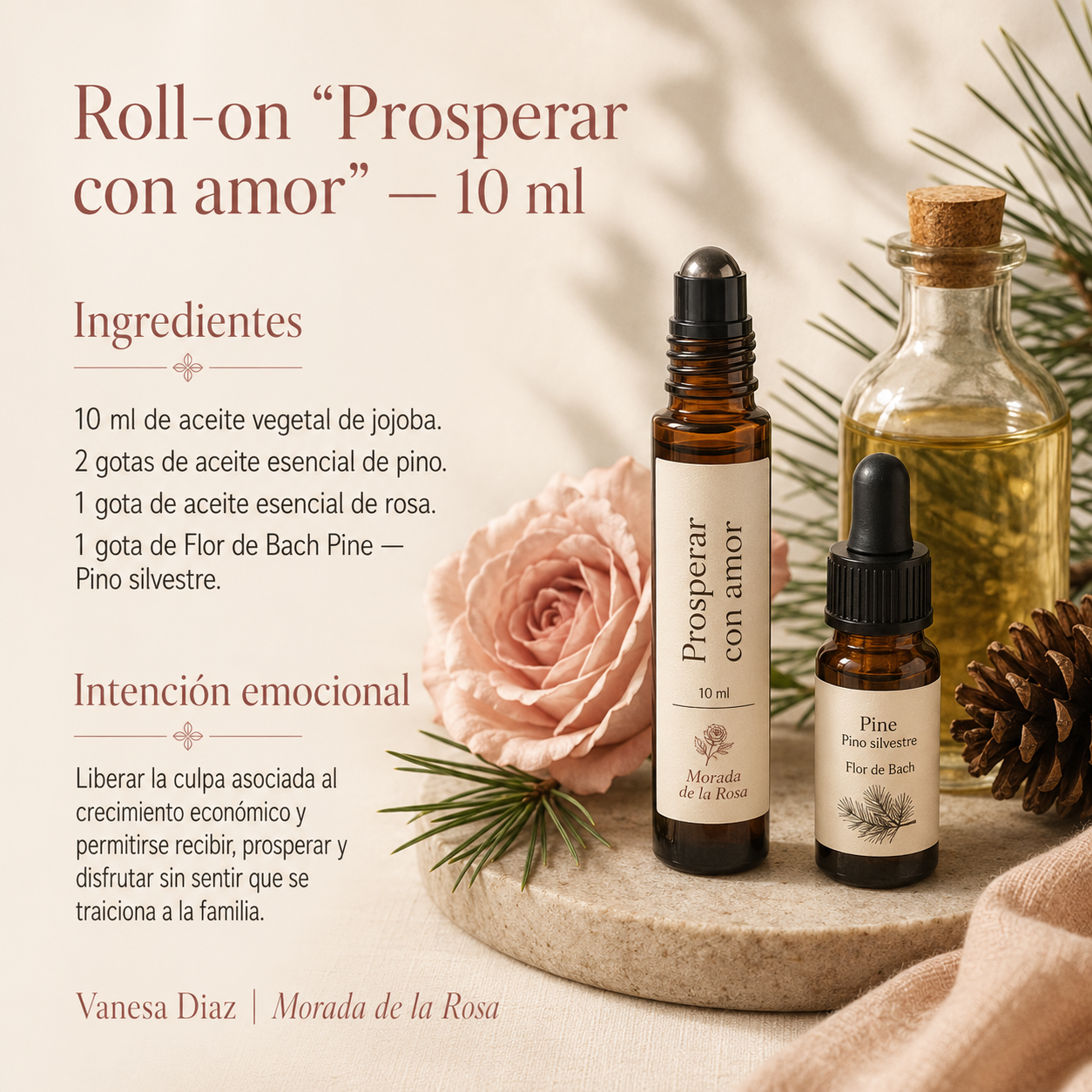 Roll-on "Prosperar con amor" — 10 ml