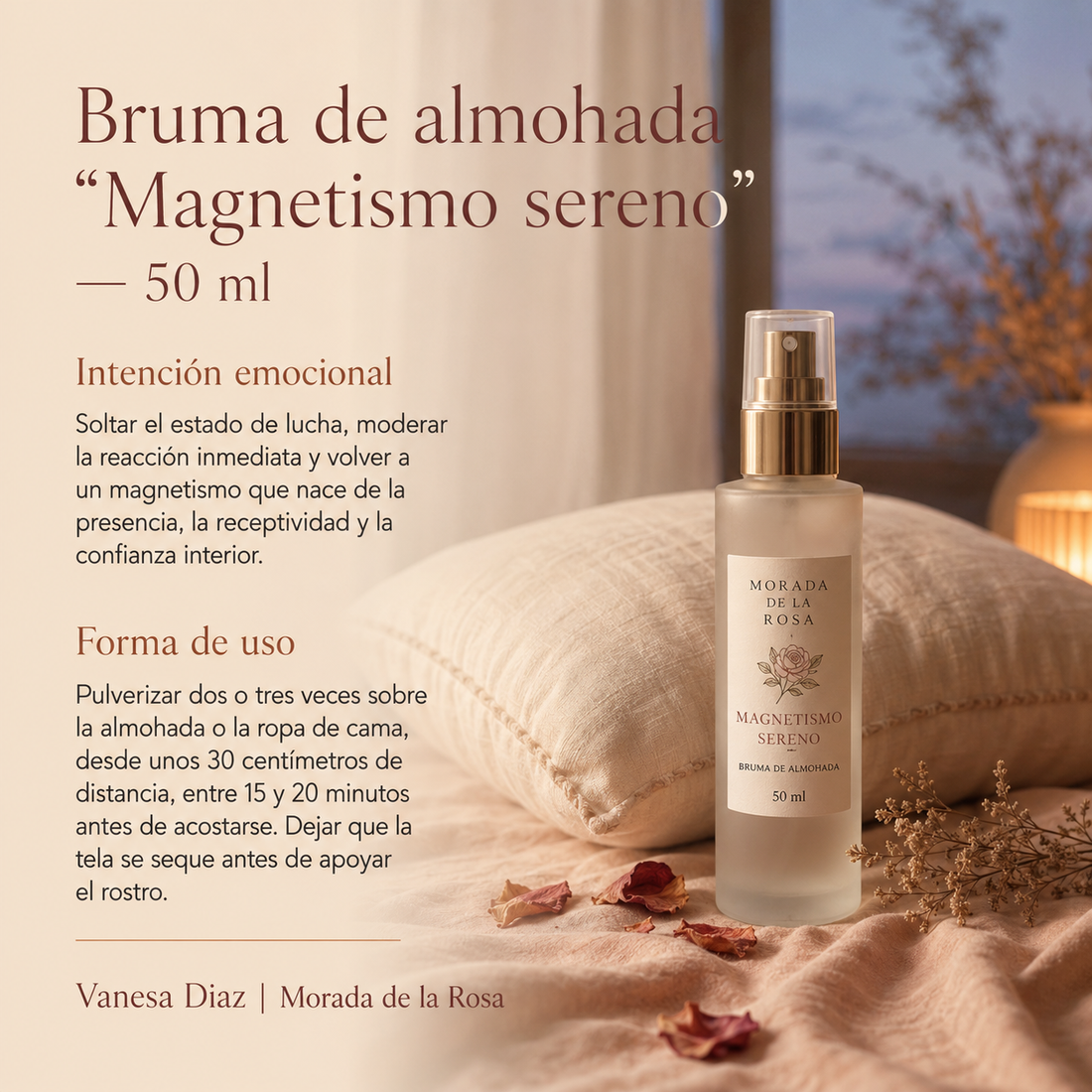Bruma de almohada "Magnetismo sereno" — 50 ml