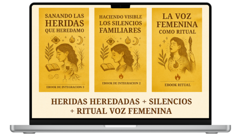Pack “Heridas Heredadas + Silencios + Ritual Voz Femenina”