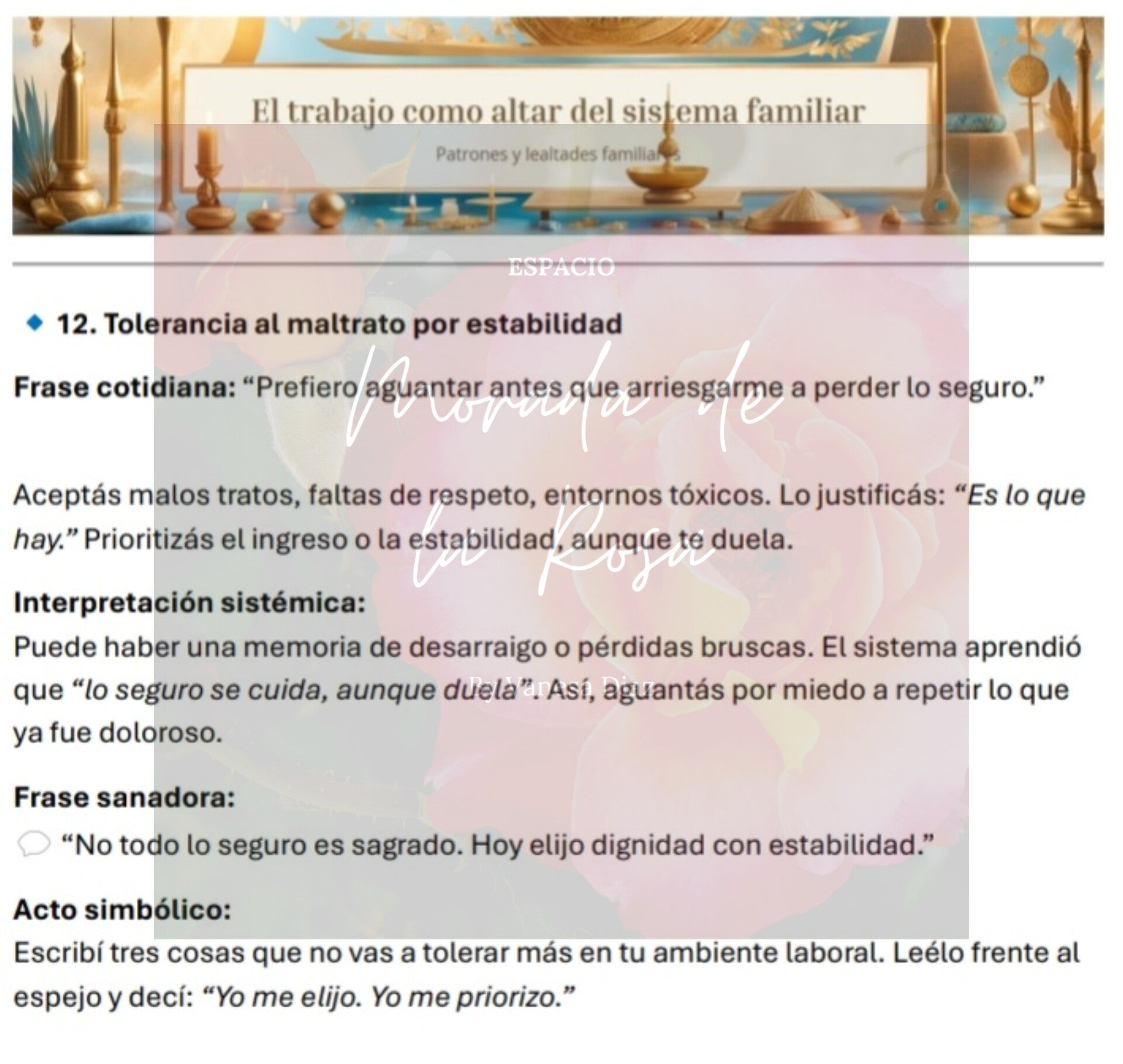 Transformando el trabajo como altar