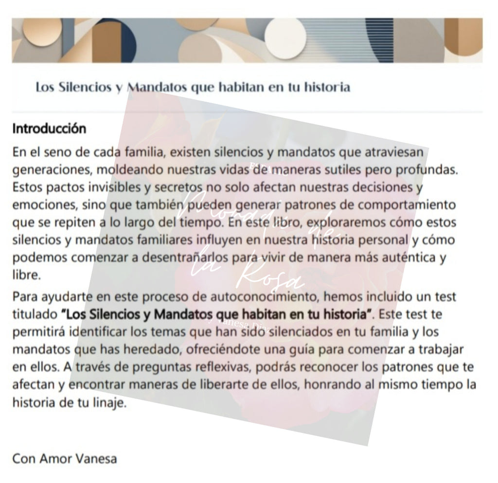 Haciendo visible los silencios familiares