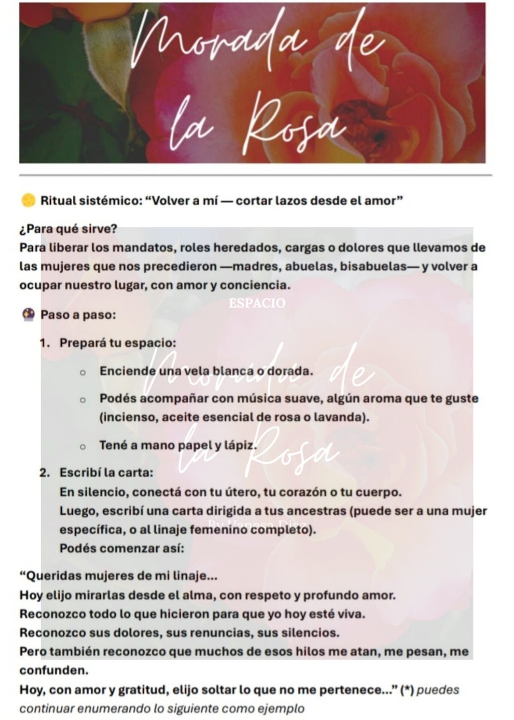 Volver a mí: ritual sistémico de reconexión