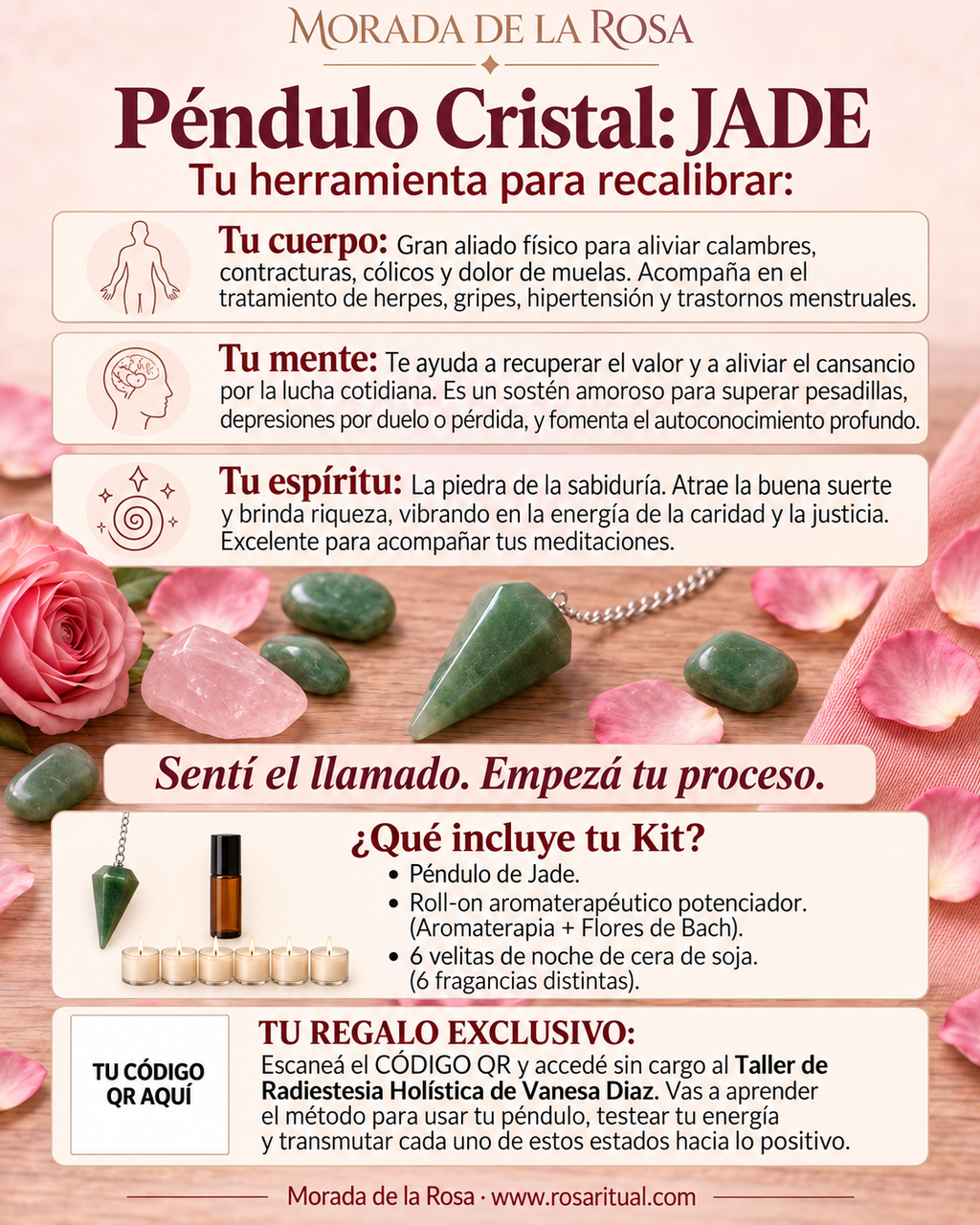 Tu péndulo, tu intuición | Taller grabado + guía práctica