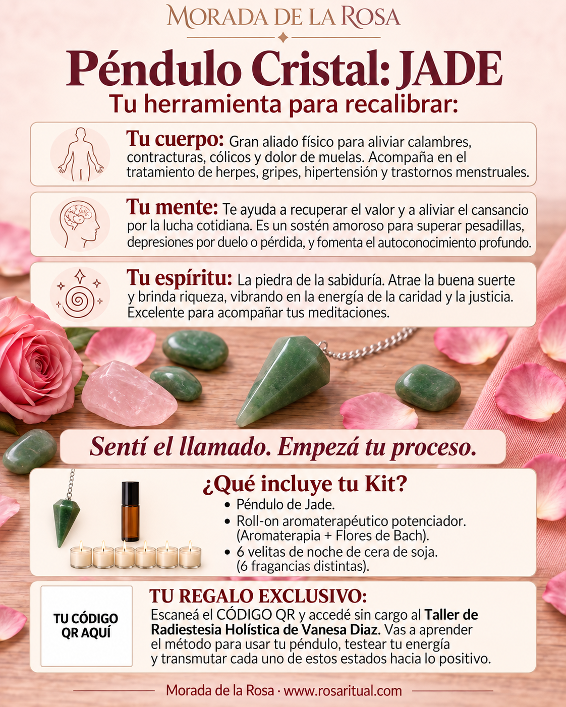 Tu péndulo, tu intuición | Taller grabado + guía práctica