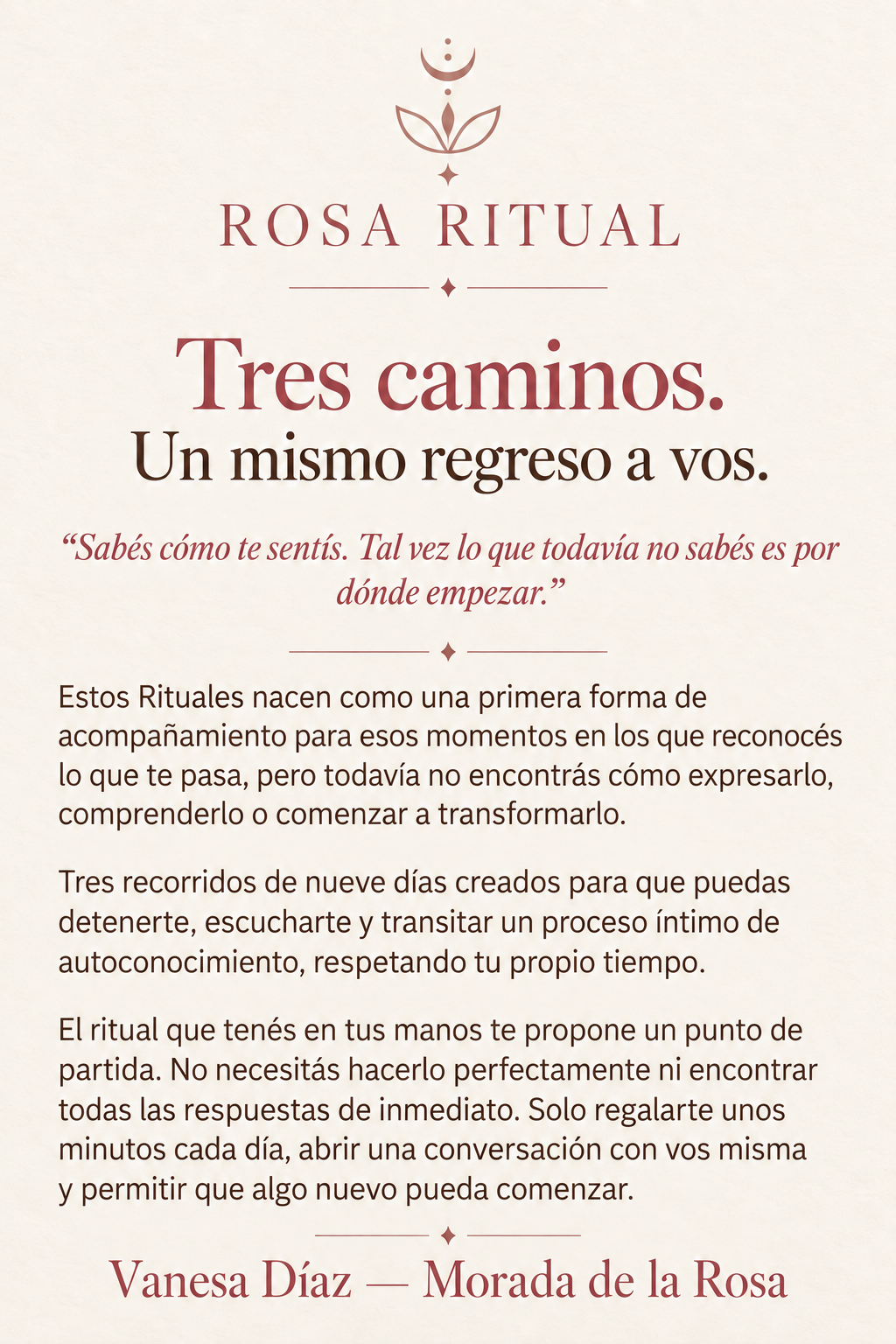 Volver a mí | Ritual digital de 9 días