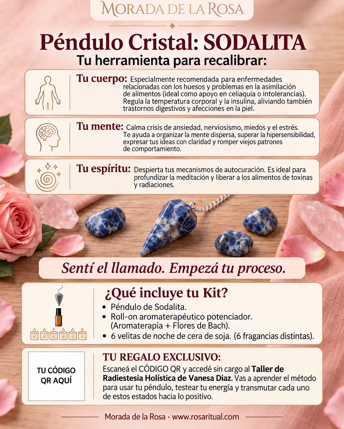 Tu péndulo, tu intuición | Taller grabado + guía práctica